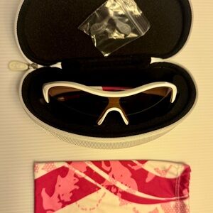 Oakley Sunglasses White and Pink